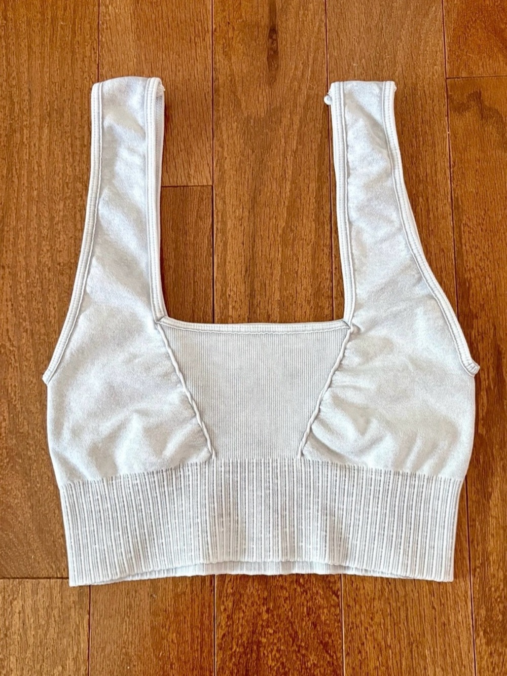 FREE PEOPLE Good Karma Crop Top Square Neck XS/S - Picture 4 of 12